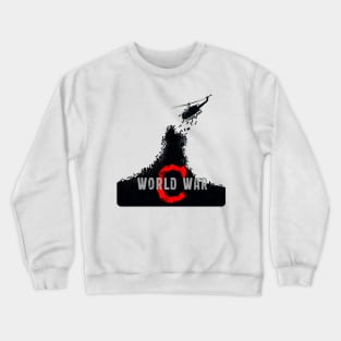 World War C // World War Z + Cat Mash-Up Crewneck Sweatshirt